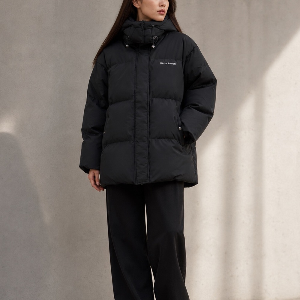 DAILY PAPER The Nicole Puffer in Black